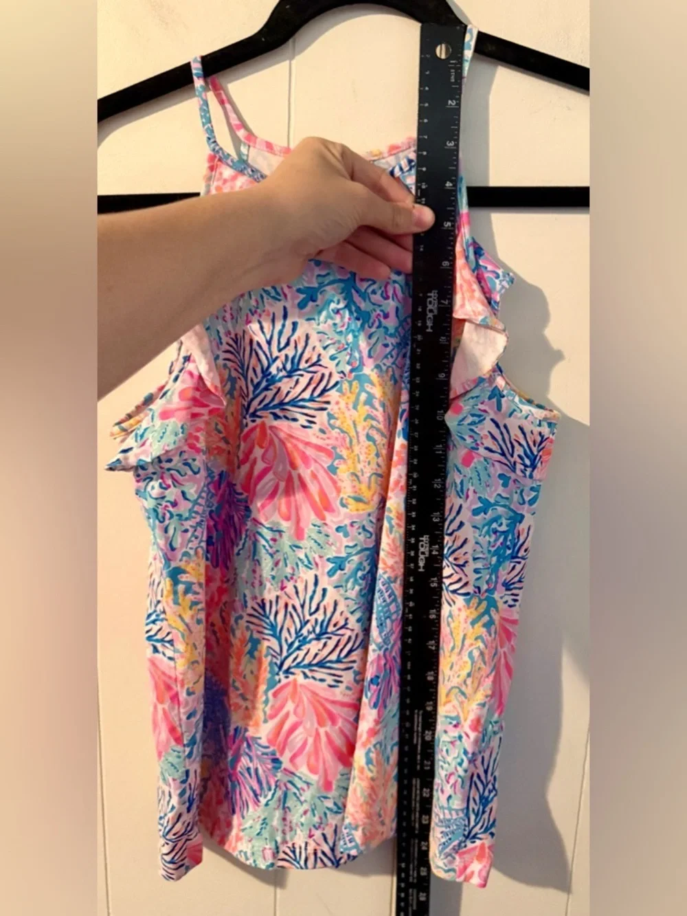 Lilly Pulitzer Billie Tank Top Color Multi Splashdance Size S